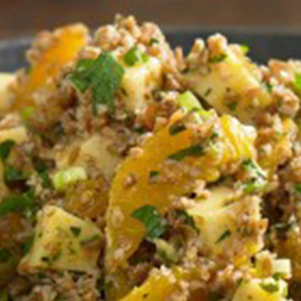 Bulgur Salad with Oranges and Cheese